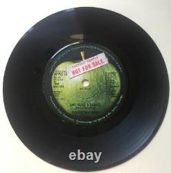 Beatles John Lennon Give Peace A Chance UK Apple Demo Factory Sample Rare Mint