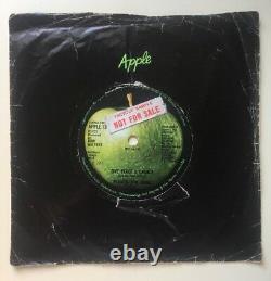 Beatles John Lennon Give Peace A Chance UK Apple Demo Factory Sample Rare Mint