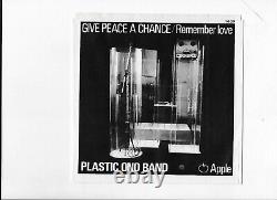 Beatles John Lennon Give Peace A Chance/remember Love Sleeve & Vinyl Mint