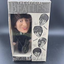 Beatles John Lennon Hard Body Remco Seltaeb Doll 1964 With Guitar