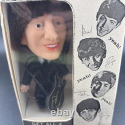 Beatles John Lennon Hard Body Remco Seltaeb Doll 1964 With Guitar