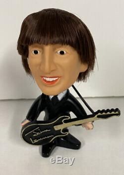 Beatles John Lennon Hard Body Remco Seltaeb Doll 1964 With Instrument Nice