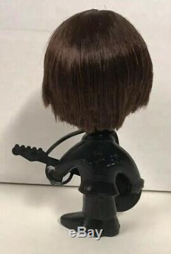 Beatles John Lennon Hard Body Remco Seltaeb Doll 1964 With Instrument Nice