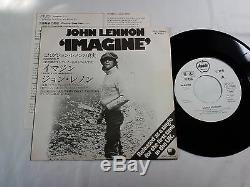 Beatles John Lennon Imagine 45 7 Japan Apple Dj Copy Not For Sale Sample
