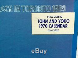 Beatles John Lennon LIVE PEACE IN TORONTO Apple Capitol Logo Jax RARE STICKER