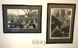 Beatles John Lennon Memorabilia 2 Original Photographs 1980 NYC Vigil / Memorial