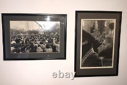 Beatles John Lennon Memorabilia 2 Original Photographs 1980 NYC Vigil / Memorial