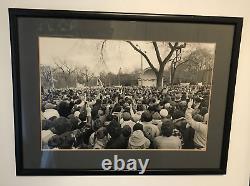 Beatles John Lennon Memorabilia 2 Original Photographs 1980 NYC Vigil / Memorial