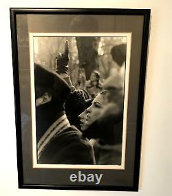 Beatles John Lennon Memorabilia 2 Original Photographs 1980 NYC Vigil / Memorial