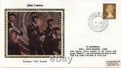 Beatles John Lennon Memorial Colorano Silk Cachet Envelop, December 9, 1980