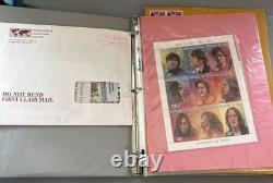Beatles John Lennon Official ICS Stamp Binder Chad Tanzania Worldwide MNH COAs