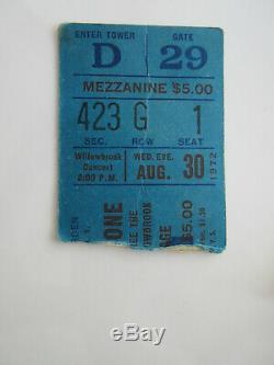 Beatles John Lennon One To One Concert Ticket Stub 1972 New York City Rare MSG