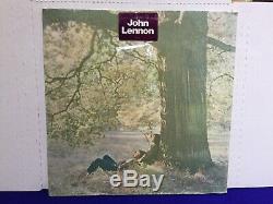 Beatles John Lennon PLASTIC ONO BAND 1970 Apple Shrink BLUE TITLES HYPE STICKER