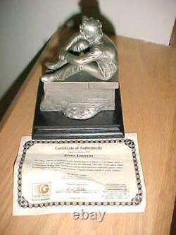 Beatles John Lennon Pewter statue with certificate