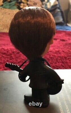 Beatles John Lennon Soft Body Remco Doll With Instrument Nice (seltaeb-1964)