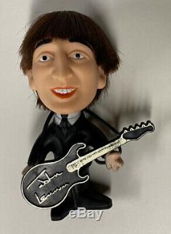 Beatles John Lennon Soft Body Remco Seltaeb Doll 1964 With Instrument Nice