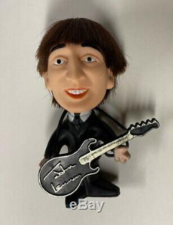 Beatles John Lennon Soft Body Remco Seltaeb Doll 1964 With Instrument Nice