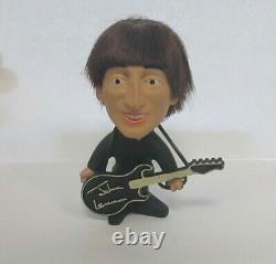 Beatles John Lennon Soft Body Remco Seltaeb Doll 1964 With Instrument Nice