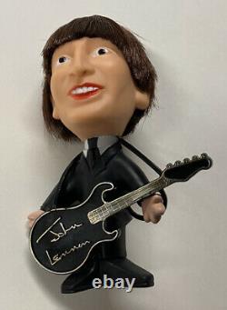 Beatles John Lennon Soft Body Remco Seltaeb Doll 1964 With Instrument Nice