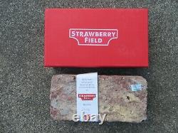 Beatles John Lennon Strawberry Field Authentic Full Size Brick with COA