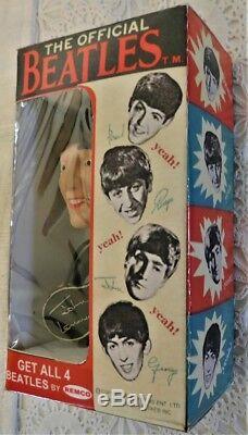 Beatles John Lennon Vintage Hard Body Remco Doll with Repo Box with Insert