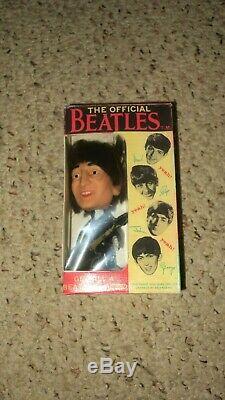 Beatles John Lennon Vintage Hard Body Remco Doll with Repro Box with Insert