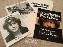 Beatles John Lennon Walls And Bridges Press Kit