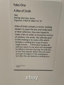 Beatles John Lennon Yoko Ono Fluxus Movement Box of Smile 1971 Bob Gruen Photo