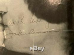Beatles John Lennon Yoko Ono Signed 45 Picture Sleeve Double Fantasy Rare