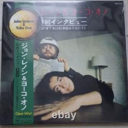 Beatles John Lennon & Yoko Ono Special Interview New York and Tokyo Set 1Clear V