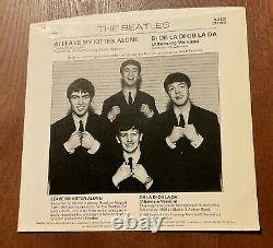 Beatles Leave My Kitten Alone 45 Picture Sleeve John Lennon Paul McCartney No 45