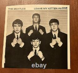 Beatles Leave My Kitten Alone 45 Picture Sleeve John Lennon Paul McCartney No 45