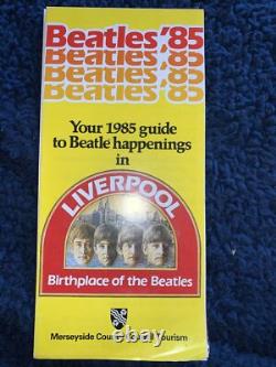 Beatles Liverpool'85 tickets, brochures autograph of John Lennon Uncle Charles
