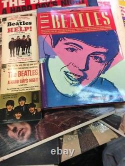 Beatles Lot Vinyl Books Articles Cards & More John Lennon