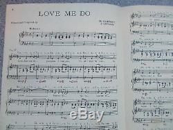 Beatles Original UK Sheet Music Love Me Do Paul McCartney John Lennon