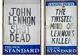 Beatles- Pair of rare John Lennon news stand hoarding posters from December 1980