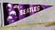 Beatles Pennant George Paul Ringo Starr John Lennon Full Size Vintage Purple
