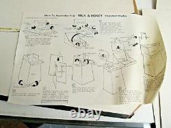 Beatles Rare 1984 John Lennon & Yoko Ono Milk & Honey In-Store Standee Display