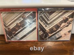 Beatles Red Album & Blue Album Signed All 4 Lennon McCartney Harrison Starr