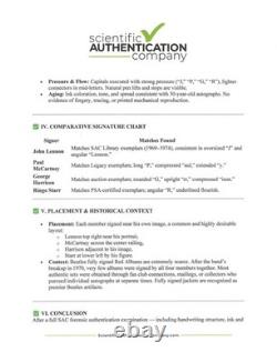 Beatles Red Album & Blue Album Signed All 4 Lennon McCartney Harrison Starr