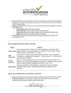 Beatles Red Album & Blue Album Signed All 4 Lennon McCartney Harrison Starr