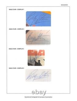 Beatles Red Album & Blue Album Signed All 4 Lennon McCartney Harrison Starr