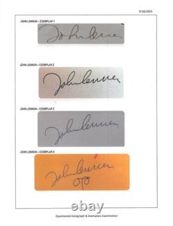 Beatles Red Album & Blue Album Signed All 4 Lennon McCartney Harrison Starr