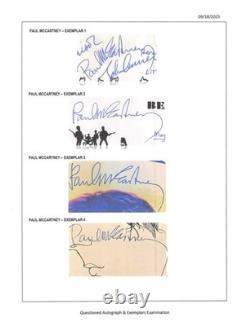 Beatles Red Album & Blue Album Signed All 4 Lennon McCartney Harrison Starr