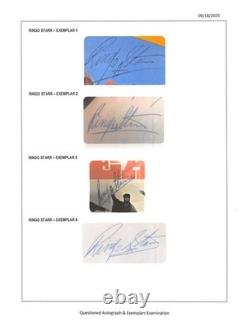 Beatles Red Album & Blue Album Signed All 4 Lennon McCartney Harrison Starr