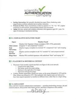 Beatles Red Album & Blue Album Signed All 4 Lennon McCartney Harrison Starr