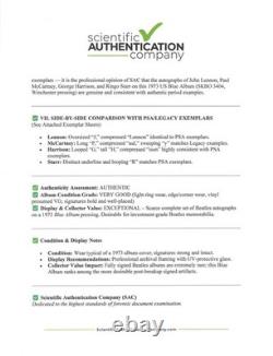 Beatles Red Album & Blue Album Signed All 4 Lennon McCartney Harrison Starr