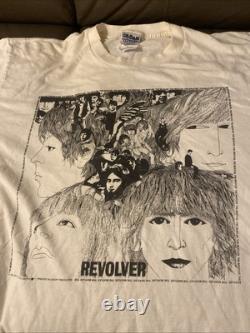 Beatles Revolver shirt FRONT &BACK 1991 XL John Lennon Paul McCartney Gildan