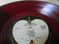 Beatles ST White Album Japan DBL Red Wax Vinyl LP OBI John Lennon Paul McCartney