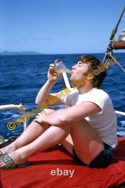 Beatles Tahiti'64 JOHN LENNON Drinks Orangina PRO ARCHIVAL Photo Print (11x14)